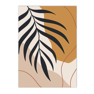 Sun Leaf Plant Wall Art