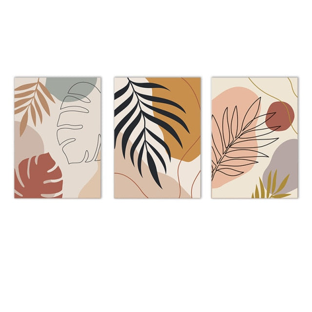 Sun Leaf Plant Wall Art
