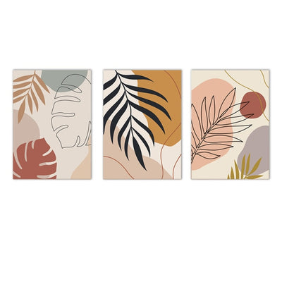 Sun Leaf Plant Wall Art